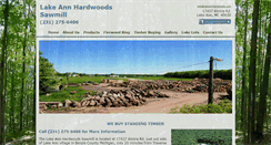 Desktop Screenshot of lakeannhardwoods.com