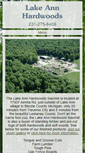 Mobile Screenshot of lakeannhardwoods.com
