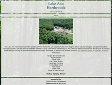 Tablet Screenshot of lakeannhardwoods.com